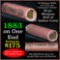 Indian Cent Roll, 1883 on one end  Grades Above average circ