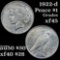 1922-d Peace Dollar $1 Grades xf+