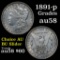 1891-p Morgan Dollar $1 Grades Choice AU/BU Slider