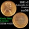 1911-d Lincoln Cent 1c Grades Choice AU/BU Slider