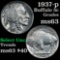 1937-p Buffalo Nickel 5c Grades Select Unc