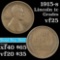 1915-s Lincoln Cent 1c Grades vf+