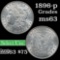 1896-p Morgan Dollar $1 Grades Select Unc