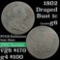 1802 Draped Bust Large Cent 1c Grades g+