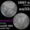 1887-s Morgan Dollar $1 Grades Choice AU