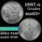 1887-o Morgan Dollar $1 Grades Select+ Unc (fc)