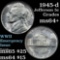1945-d Jefferson Nickel 5c Grades Choice+ Unc