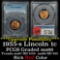 PCGS 1955-s Lincoln Cent 1c Graded ms66 RD by pcgs