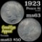 1923-p Peace Dollar $1 Grades Select Unc