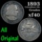 1893 Columbian Old Commem Half Dollar 50c Grades xf