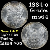 1884-o Morgan Dollar $1 Grades Choice Unc