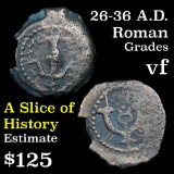26-36 A.D. Roman Grades vf, very fine