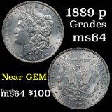 1889-p Morgan Dollar $1 Grades Choice Unc