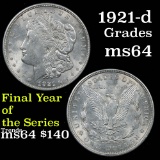 1921-d Morgan Dollar $1 Grades Choice Unc