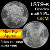 1879-s Morgan Dollar $1 Grades GEM Unc PL