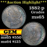 ***Auction Highlight*** 1882-p Morgan Dollar $1 Grades GEM Unc (fc)