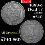 1888-o Morgan Dollar $1 Grades xf