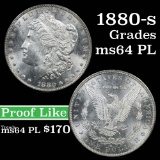 1880-s Morgan Dollar $1 Grades Choice Unc PL