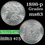 1896-p Morgan Dollar $1 Grades Select Unc