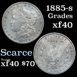 1885-s Morgan Dollar $1 Grades xf