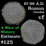 67-68 A.D. Roman Grades vf, very fine