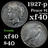 1927-p Peace Dollar $1 Grades xf