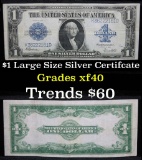 1923 $1 Large Size Silver Certificate Grades xf