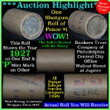 ***Auction Highlight*** Peace dollar roll ends 1927 & 'd', Better than average circ (fc)
