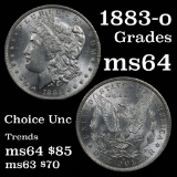 1883-o Morgan Dollar $1 Grades Choice Unc