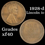 1928-d Lincoln Cent 1c Grades vf++