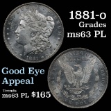 1881-o Morgan Dollar $1 Grades Select Unc PL