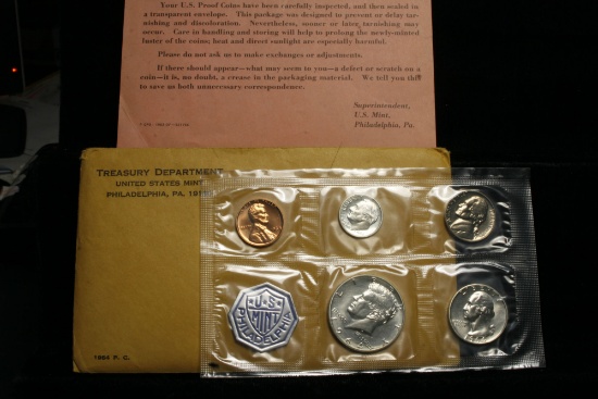 1964 Proof Set Original Packaging Including Mint Letter