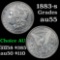 1883-s Morgan Dollar $1 Grades Choice AU (fc)