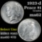 1923-d Peace Dollar $1 Grades Select Unc