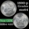 1890-p Morgan Dollar $1 Grades Choice Unc