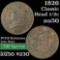 1826 Classic Head half cent 1/2c Grades AU, Almost Unc (fc)