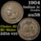 1904 Indian Cent 1c Grades Choice AU/BU Slider