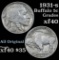 1931-s Buffalo Nickel 5c Grades xf