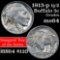 1913-p Ty2 Buffalo Nickel 5c Grades Choice Unc