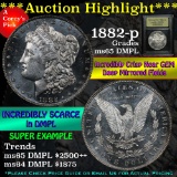 ***Auction Highlight*** 1882-p Morgan Dollar $1 Graded Choice Unc+ DMPL by USCG (fc)