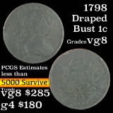 1798 Draped Bust Large Cent 1c Grades vg, very good (fc)