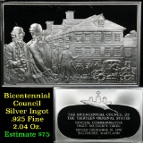 Bicentennial Council 13 orig States #33, Congress Convenes In Baltimore - 1.84 oz sterling silver