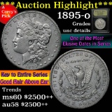 ***Auction Highlight*** Key Date 1895-o Morgan Dollar $1 Graded Unc Details by USCG (fc)