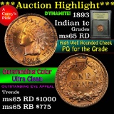 ***Auction Highlight*** 1893 Indian Cent 1c Graded GEM Unc RD by USCG (fc)