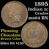 1895 Indian Cent 1c Grades Choice Unc BN