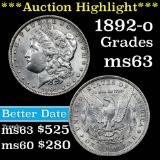 ***Auction Highlight*** 1892-o Morgan Dollar $1 Grades Select Unc (fc)