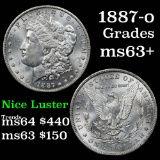 1887-o Morgan Dollar $1 Grades Select+ Unc (fc)