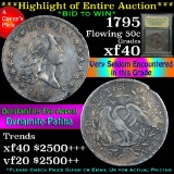 ***Auction Highlight*** 1795 Flowing Hair 50c Graded xf by USCG (fc)