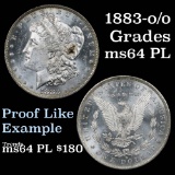 1883-o/o Morgan Dollar $1 Grades Choice Unc PL