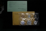 1960 Proof Set in the Original Packaging with the mint memo